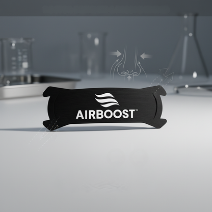 AirBoost™ – شرائط أنف مضادة للاحتقان | تنفس أقصى فوري (الرياضة والنوم)
