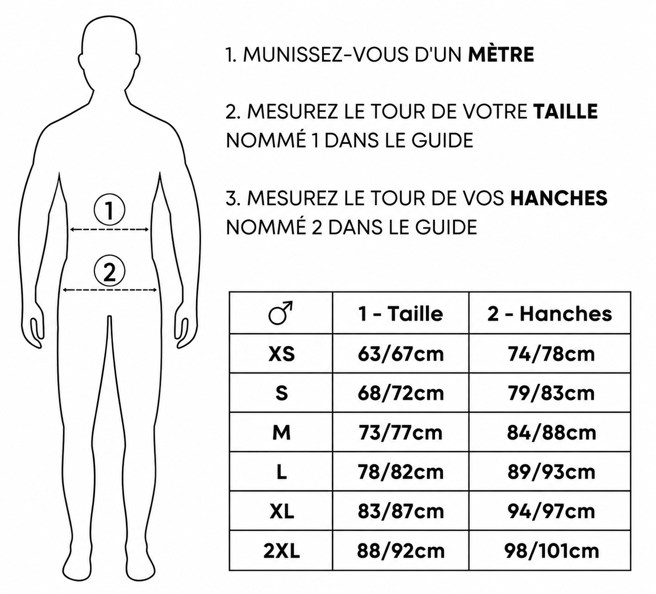 Cuissard de Compression avec Ceinture